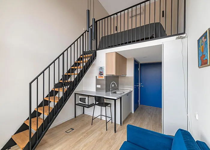 Apartment Mini Loft 1 Bd By Domvia Kaunas